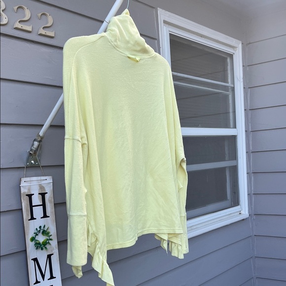 FP Movement by Free People Soft Yellow Cowl Neck Sweater - Picture 9 of 9